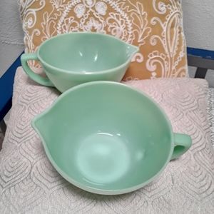 💚 Original Auth FIRE KING Jadeite Batter Bowl